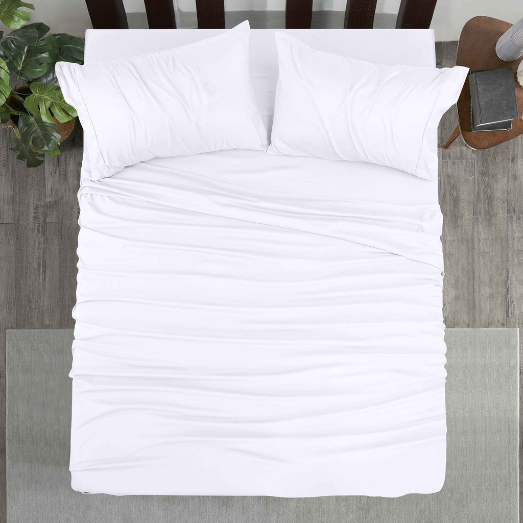 Calibrewise Microfiber Bedsheet Set – 4 Piece Soft Breathable Bedding
