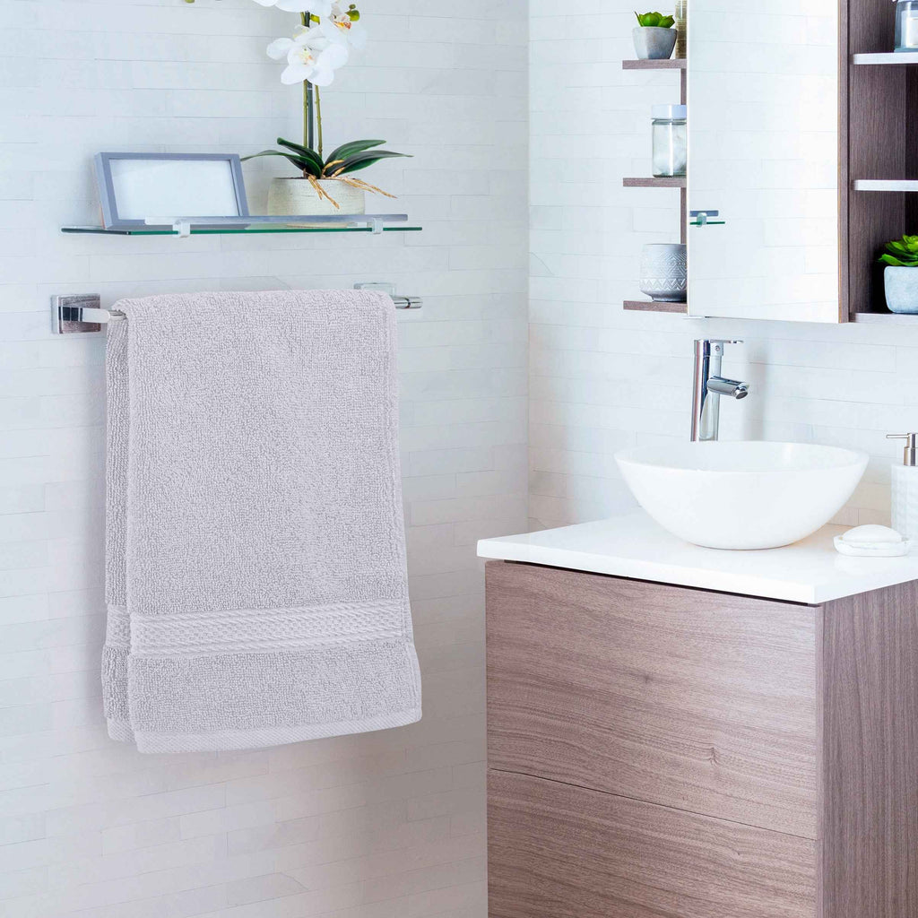 Calibrewise Hand Towels 6 Pack Premium Hand Towels Set, 16 by 28 inches, 100% Ring Spun Cotton, Ultra Soft and Highly Absorbent 600GSM Towels for Bathroom, Gym, Shower, Hotel, and Spa, Grey