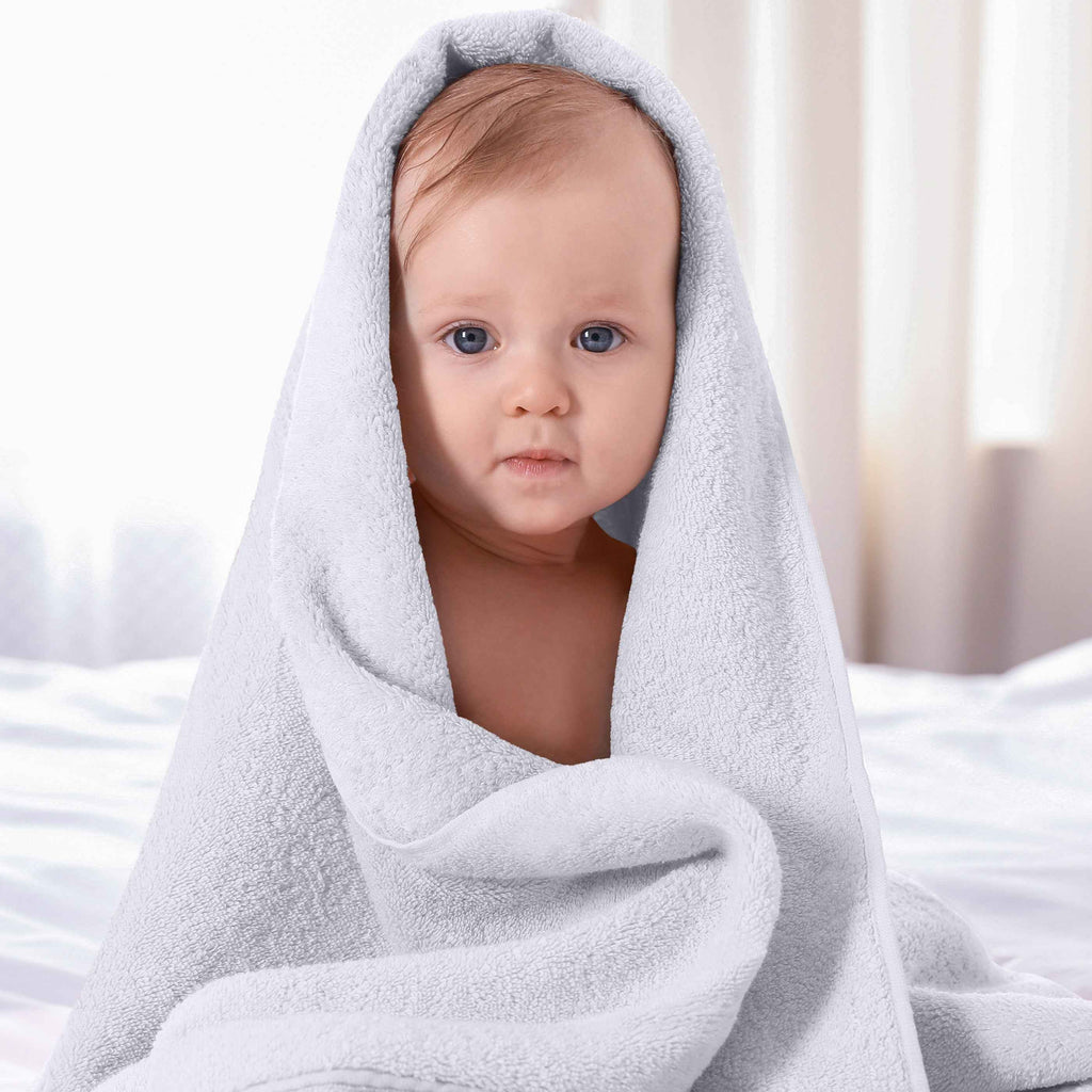 Calibrewise Hand Towels 6 Pack (Grey) – 600 GSM Cotton Bathroom Towels