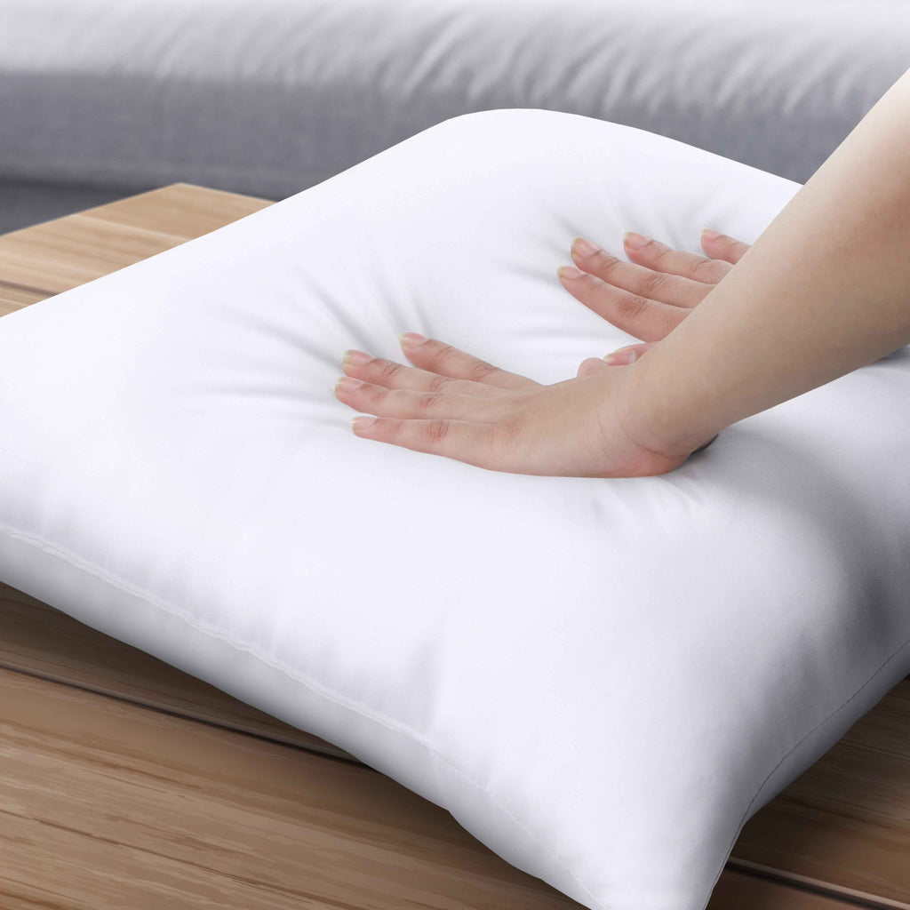 Calibrewise Throw Pillows Insert (Pack of 2, White) - 28 x 28 Inches Bed and Couch Pillows - Indoor Decorative Pillow