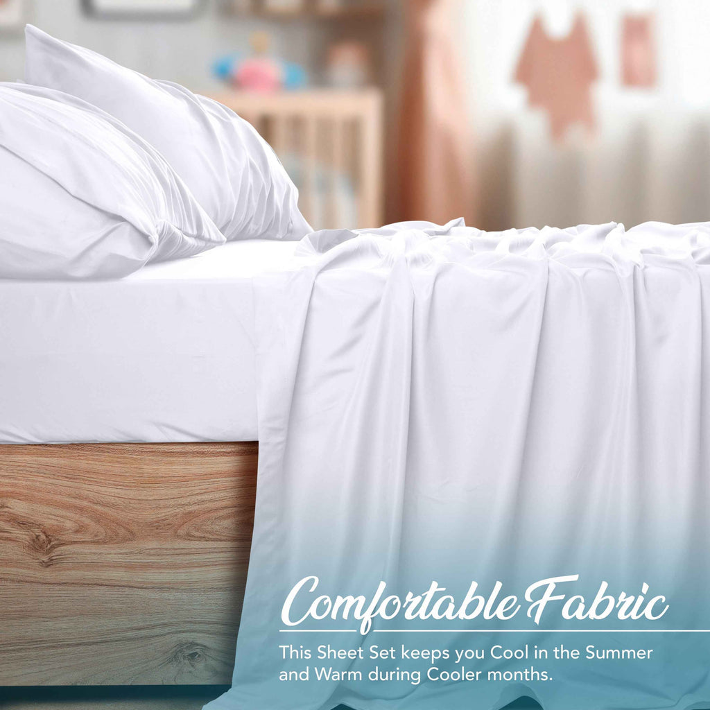 Calibrewise Microfiber Bedsheet Set – 4 Piece Soft Breathable Bedding